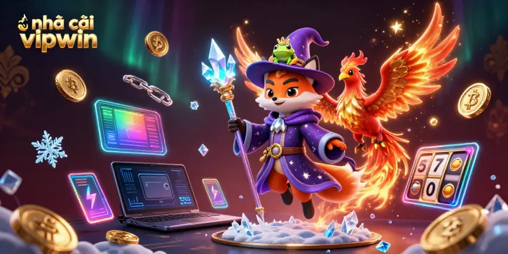 Experience the thrill at nhà cái vipwin with dynamic slot elements and enchanting characters.