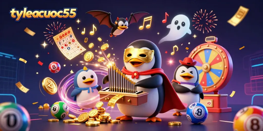 Engage with tylecacuoc55 as the phantom opera penguin brings excitement to the scene filled with dynamic lottery elements.