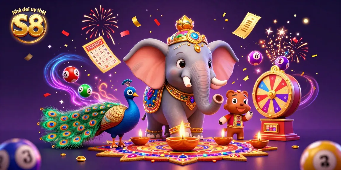 Engage with Nhà cái uy tín S8 through vibrant 3D illustration, showcasing a lively casino atmosphere with immersive gaming elements.