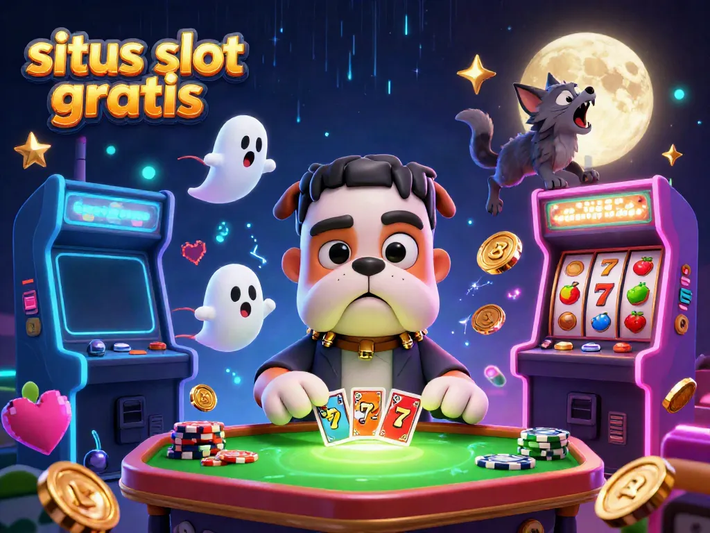 Engage in situs slot gratis with colorful characters and dynamic gaming elements enhancing the thrill of play.