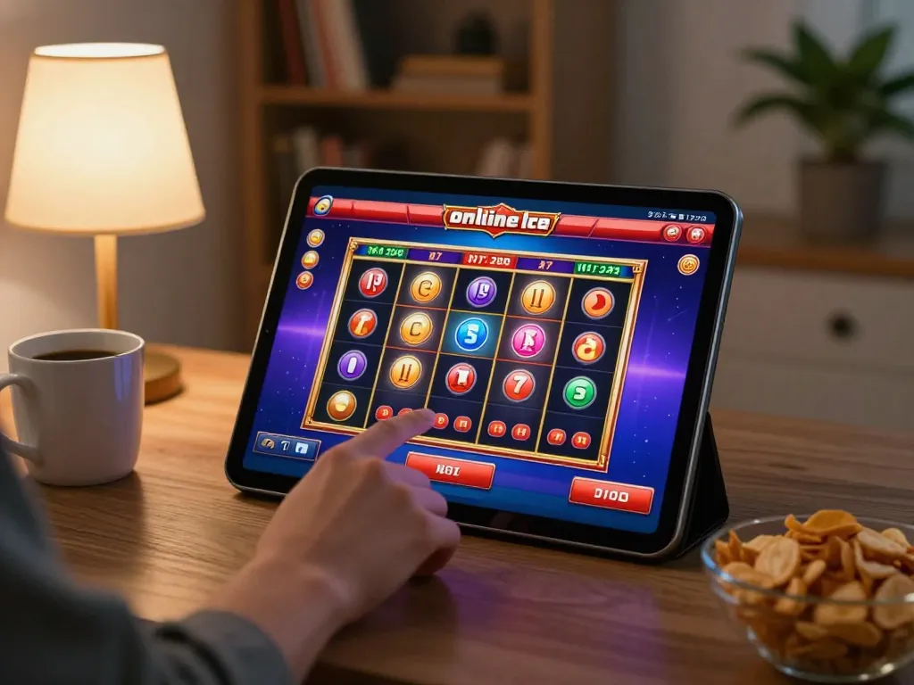 Engaging with https://ph22.net.ph/ on a tablet while preparing to play dynamic slot games at home.