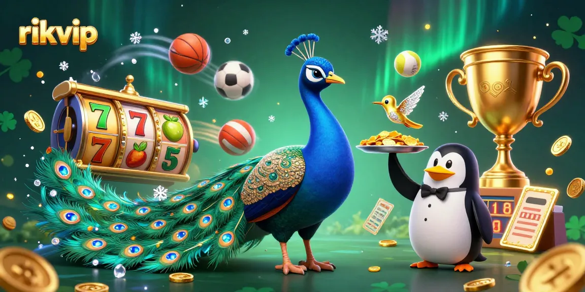 Experience thrilling jackpots at rikvip while enjoying a vibrant casino atmosphere with captivating characters.