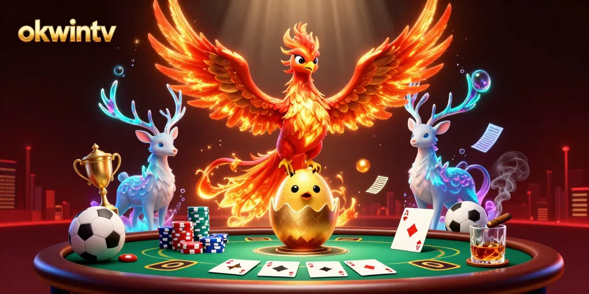 OKWINTV enhances your betting experience with dynamic sports elements and vibrant visuals.