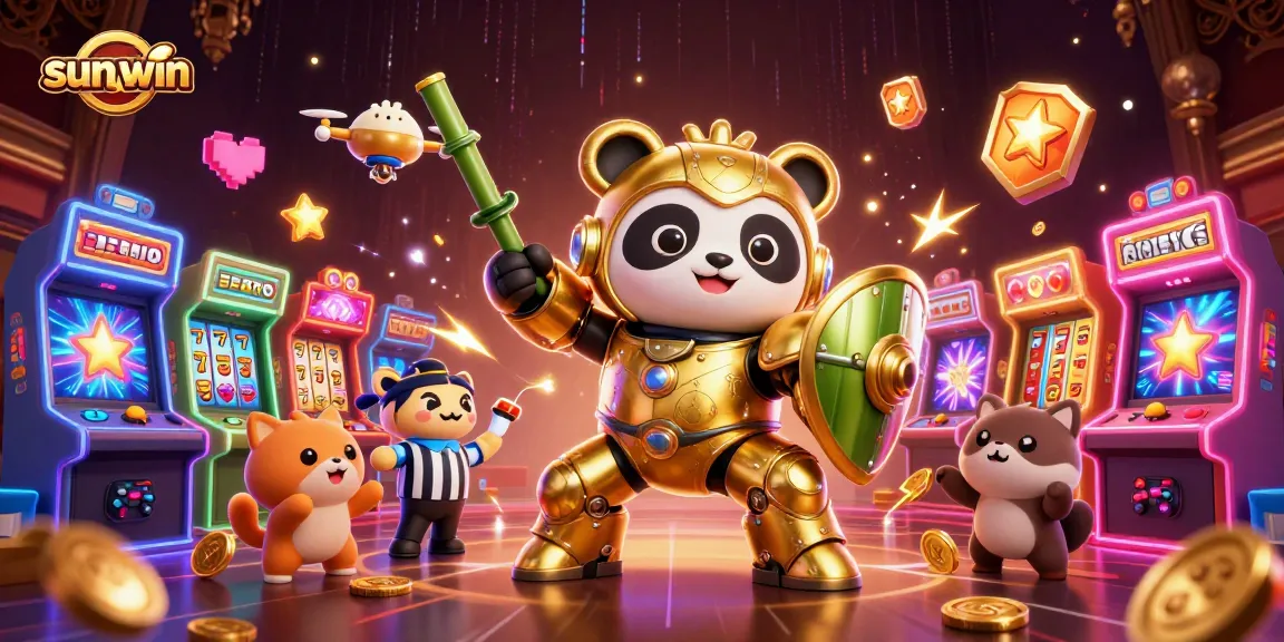 Experience the excitement at sun-win with vibrant slot games and animated characters.