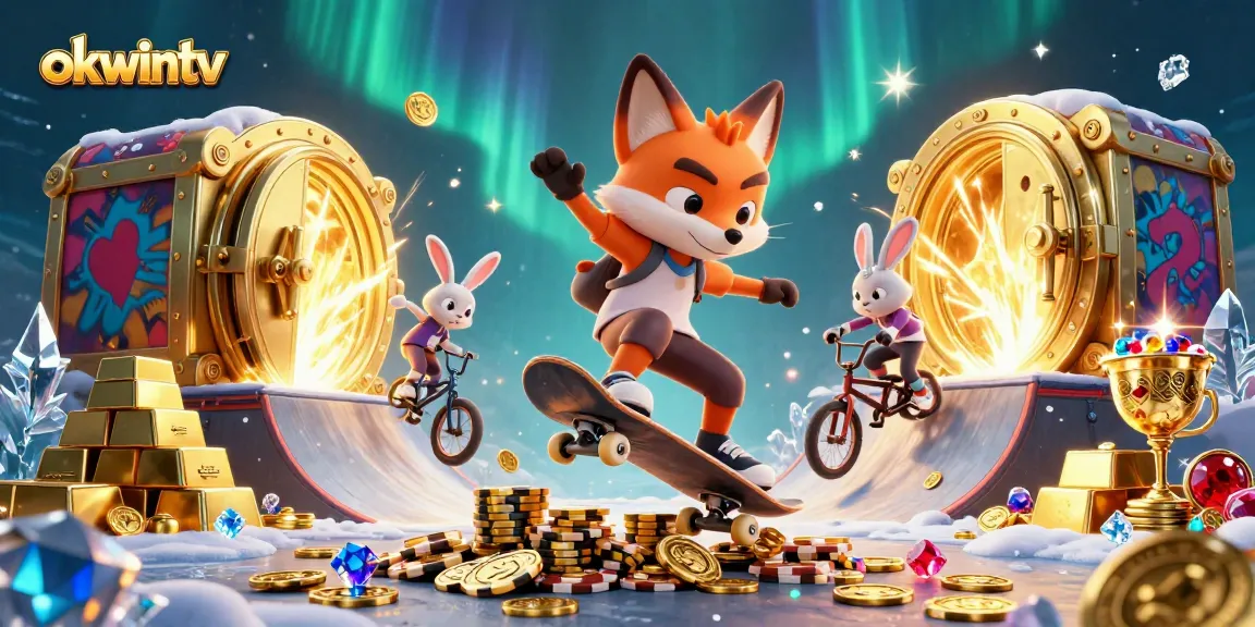 Engage with okwintv through exciting 3D gaming elements and vibrant casino action.