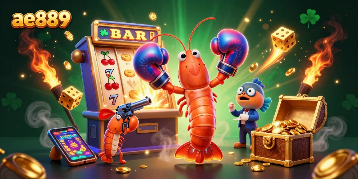 Win big at ae889 with vibrant visuals of a jackpot explosion in a dynamic 3D illustration.