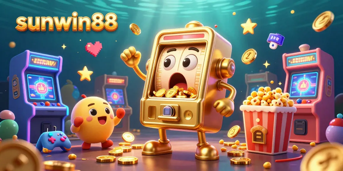 Experience excitement at sunwin88 as golden slot machines celebrate big wins with a shower of coins.